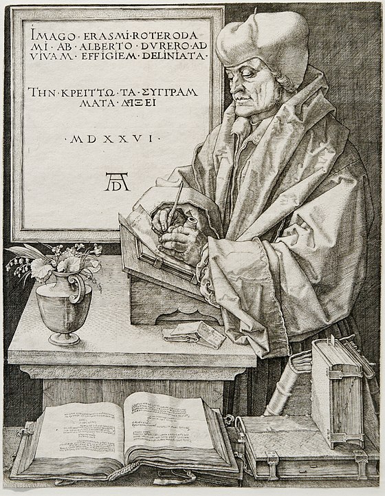 https://en.wikipedia.org/wiki/Erasmus#/media/File:Erasmus_Duerer_VandA_E.4621-1910.jpg